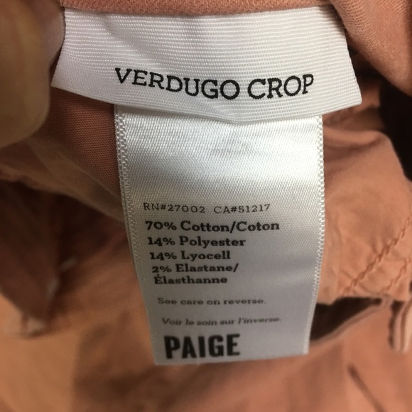 Paige | Verdugo Crop Skinny Jeans Ballet Pink 32 - Picture 6 of 8